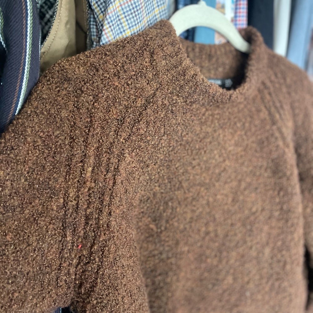Nasty Gal Women's Rich Brown Crewneck Sweater